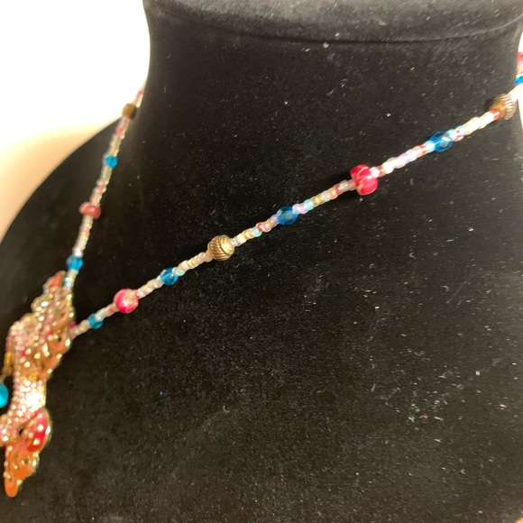 *CUSTOM* Final Price upcycled Betsy Johnson Unicorn choker necklace - Picture 5 of 7